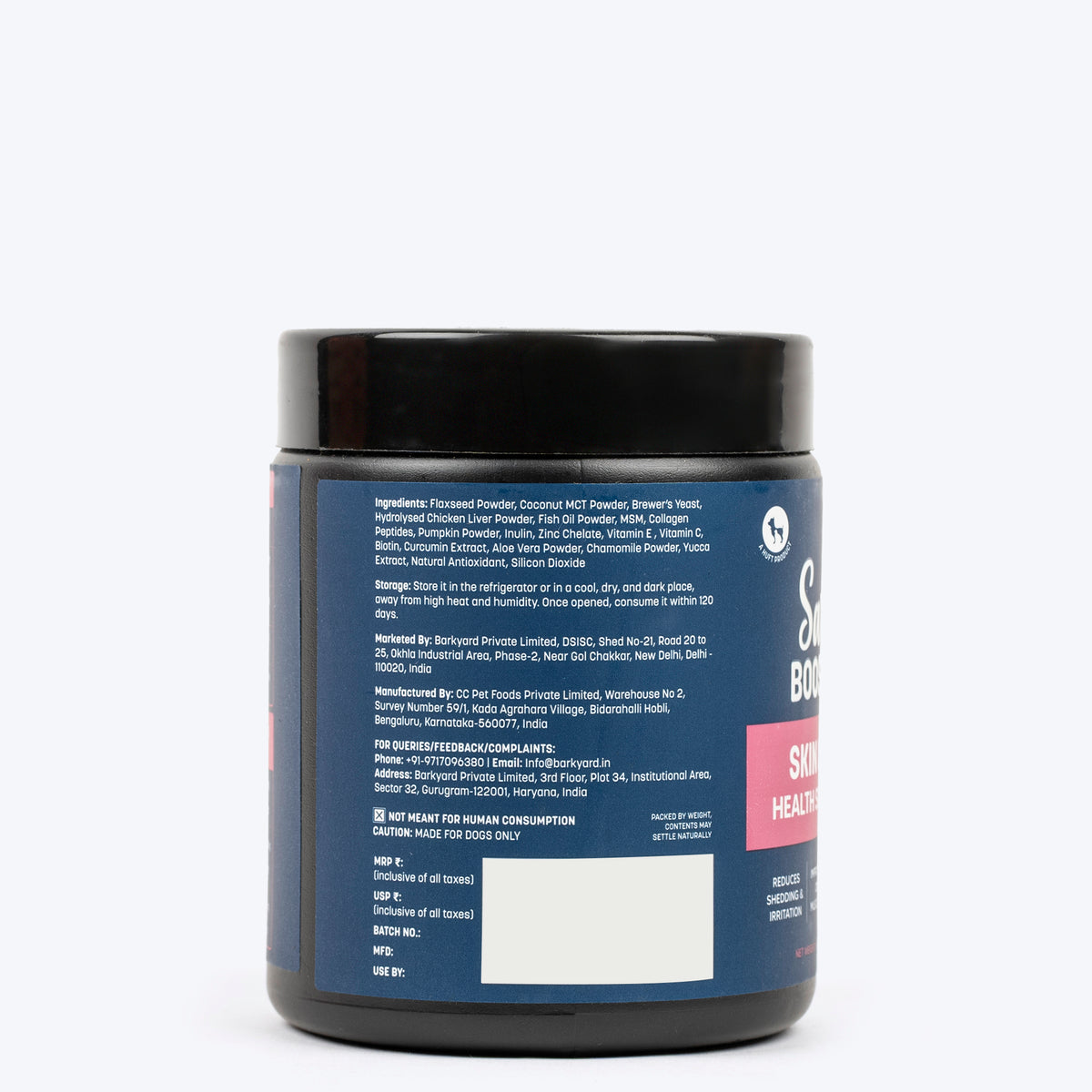 Sara's Boosters Skin & Coat Health Supplement For Dogs - 100 g