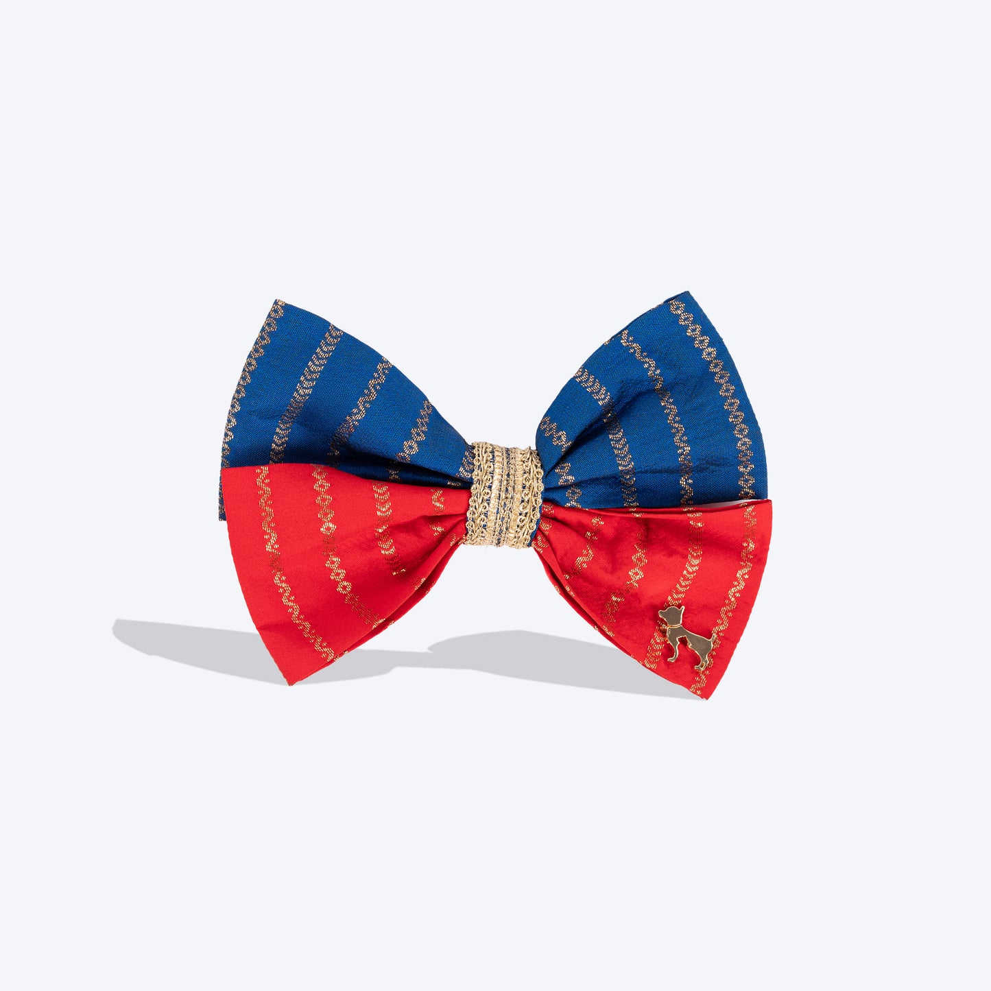 HUFT Royal Rang Bow Tie For Dog - Red & Blue