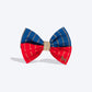 HUFT Royal Rang Bow Tie For Dog - Red & Blue - Heads Up For Tails