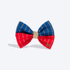 HUFT Royal Rang Bow Tie For Dog - Red & Blue - Heads Up For Tails