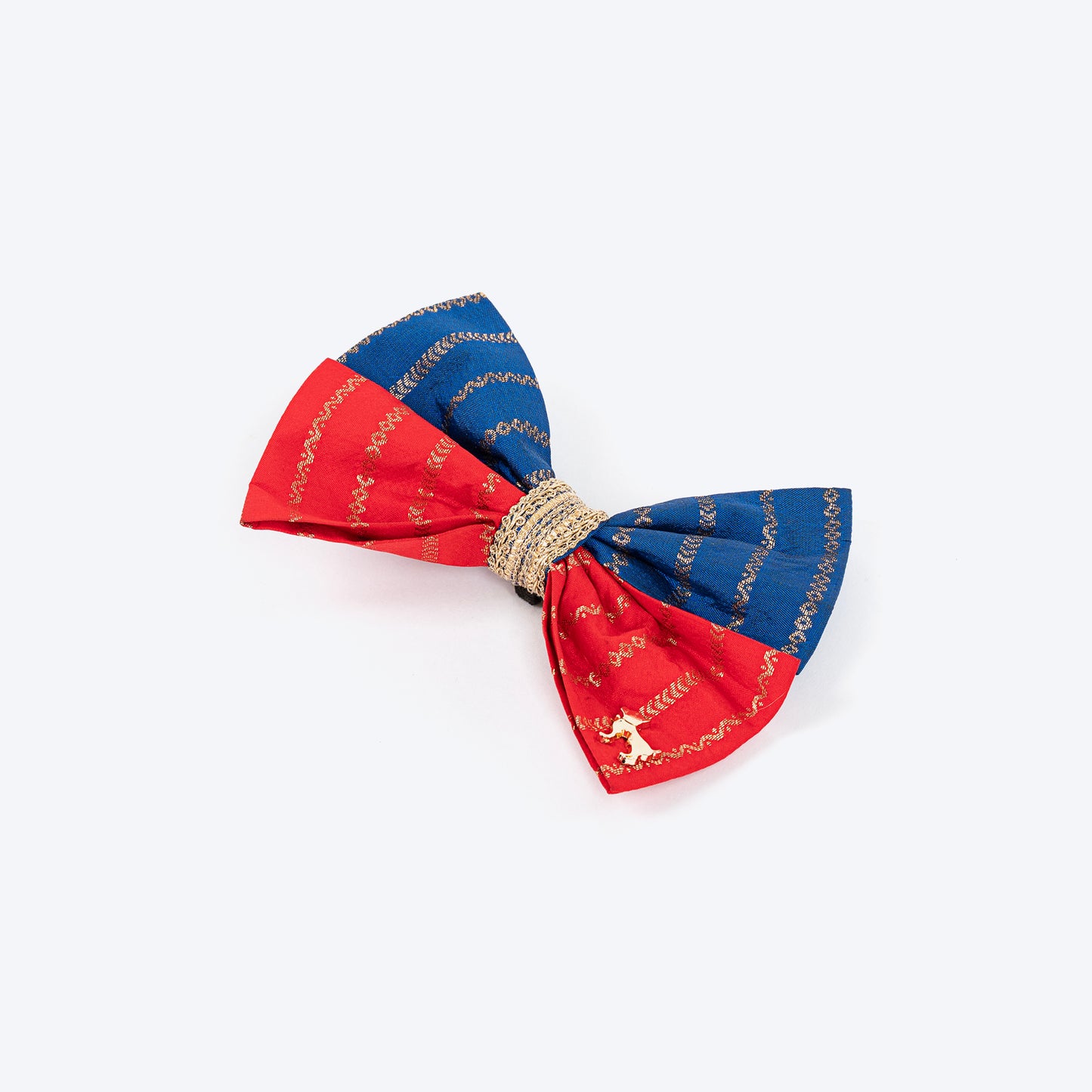 HUFT Royal Rang Bow Tie For Dog - Red & Blue