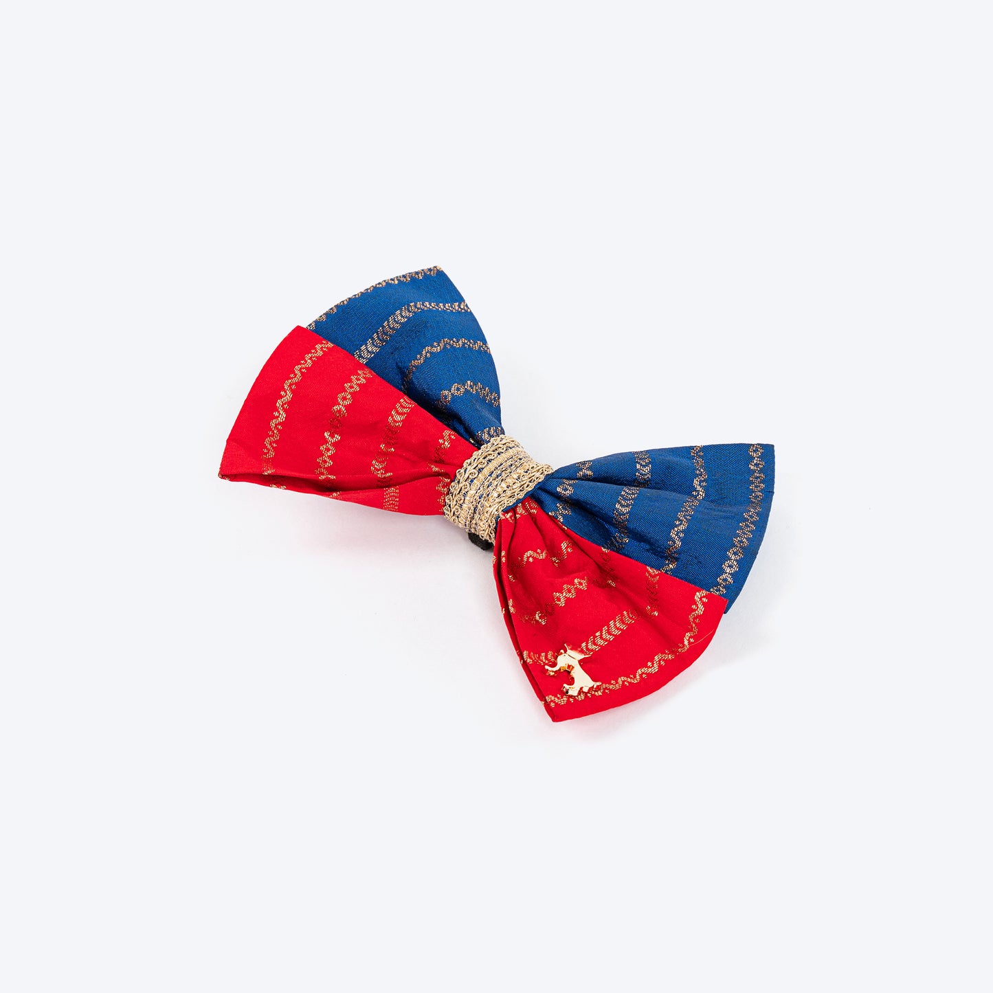 HUFT Royal Rang Bow Tie For Dog - Red & Blue - Heads Up For Tails