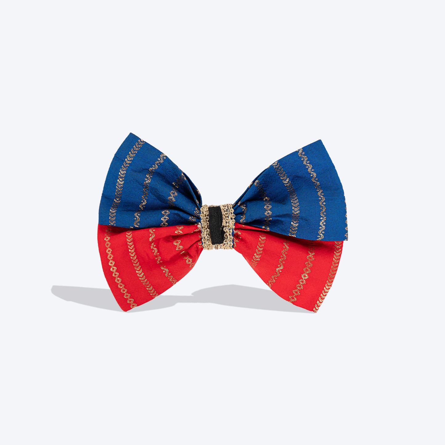 HUFT Royal Rang Bow Tie For Dog - Red & Blue