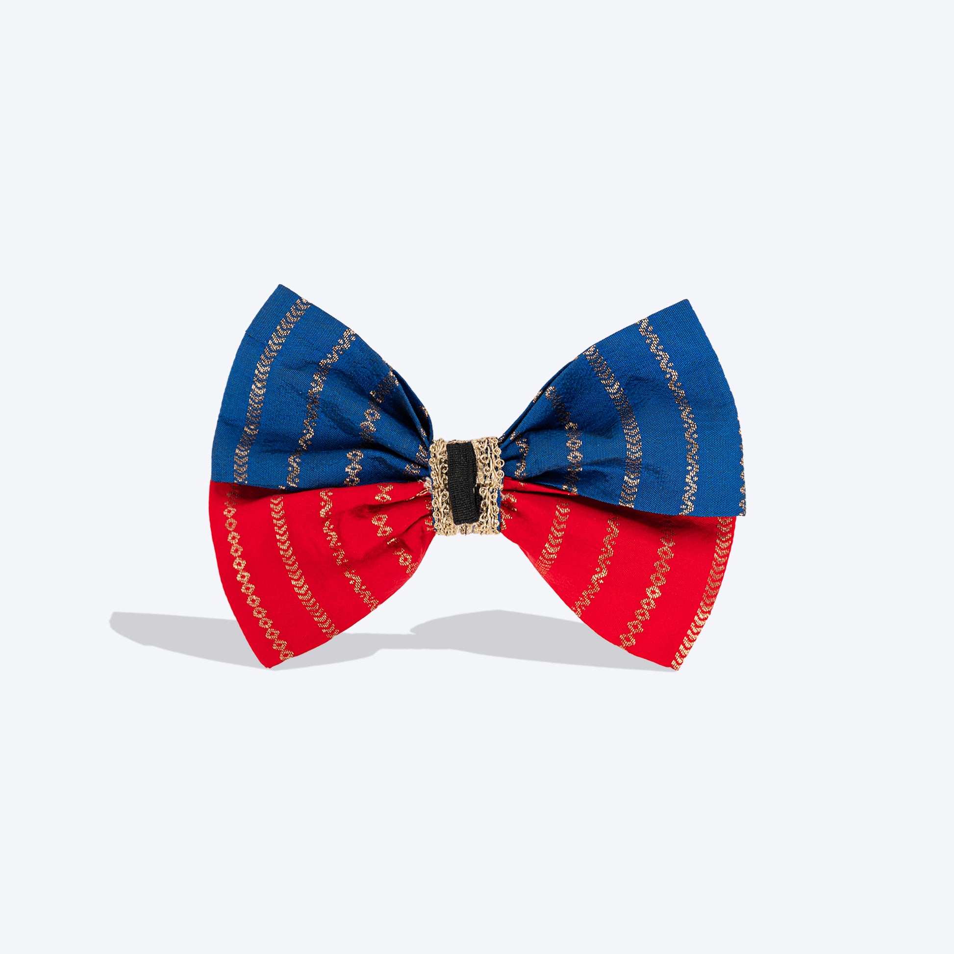 HUFT Royal Rang Bow Tie For Dog - Red & Blue - Heads Up For Tails