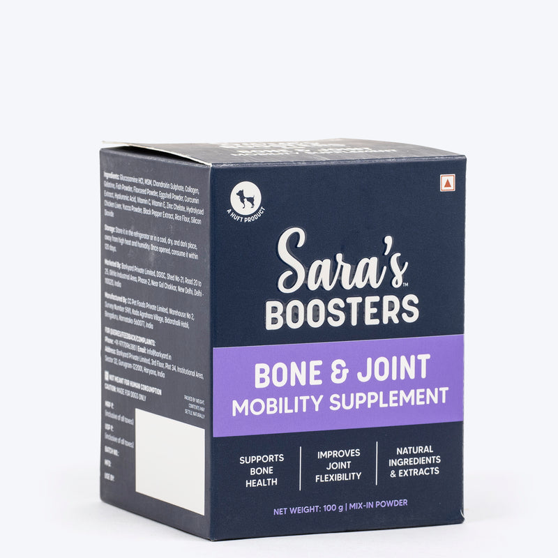 Sara's Boosters Bone & Joint Mobility Supplement For Dogs - 100 g