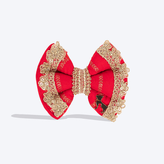 HUFT Royal Rang Bow Tie For Dog - Red
