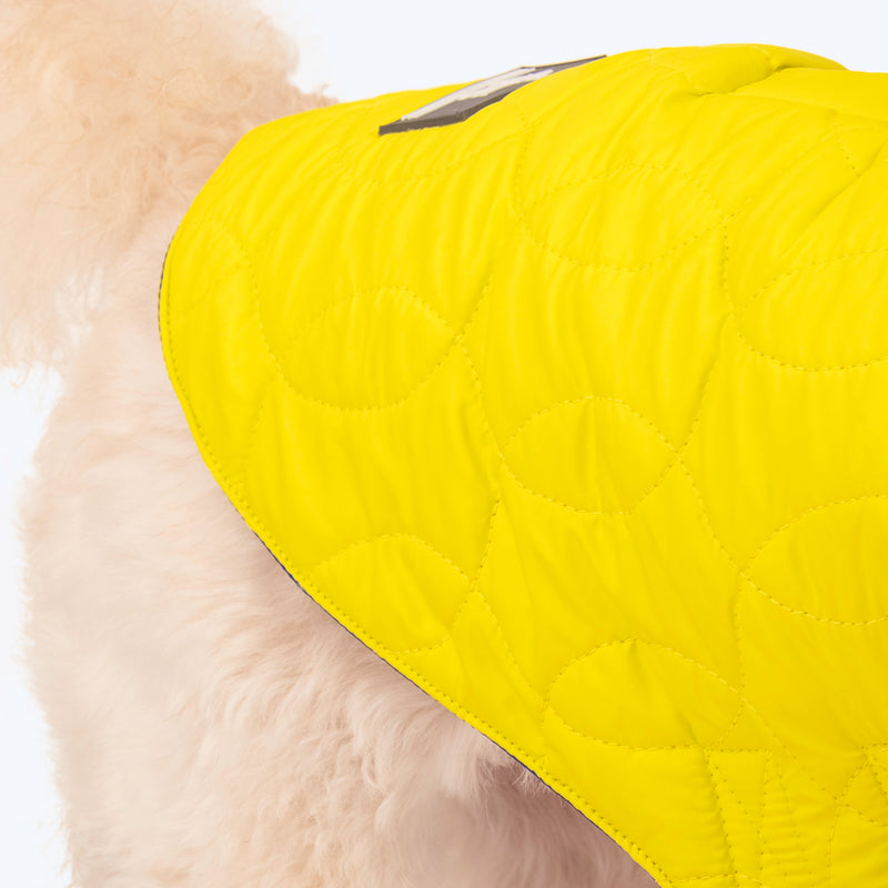 HUFT Cosy Pupper Reversible Dog Jacket - Lime Green - Heads Up For Tails