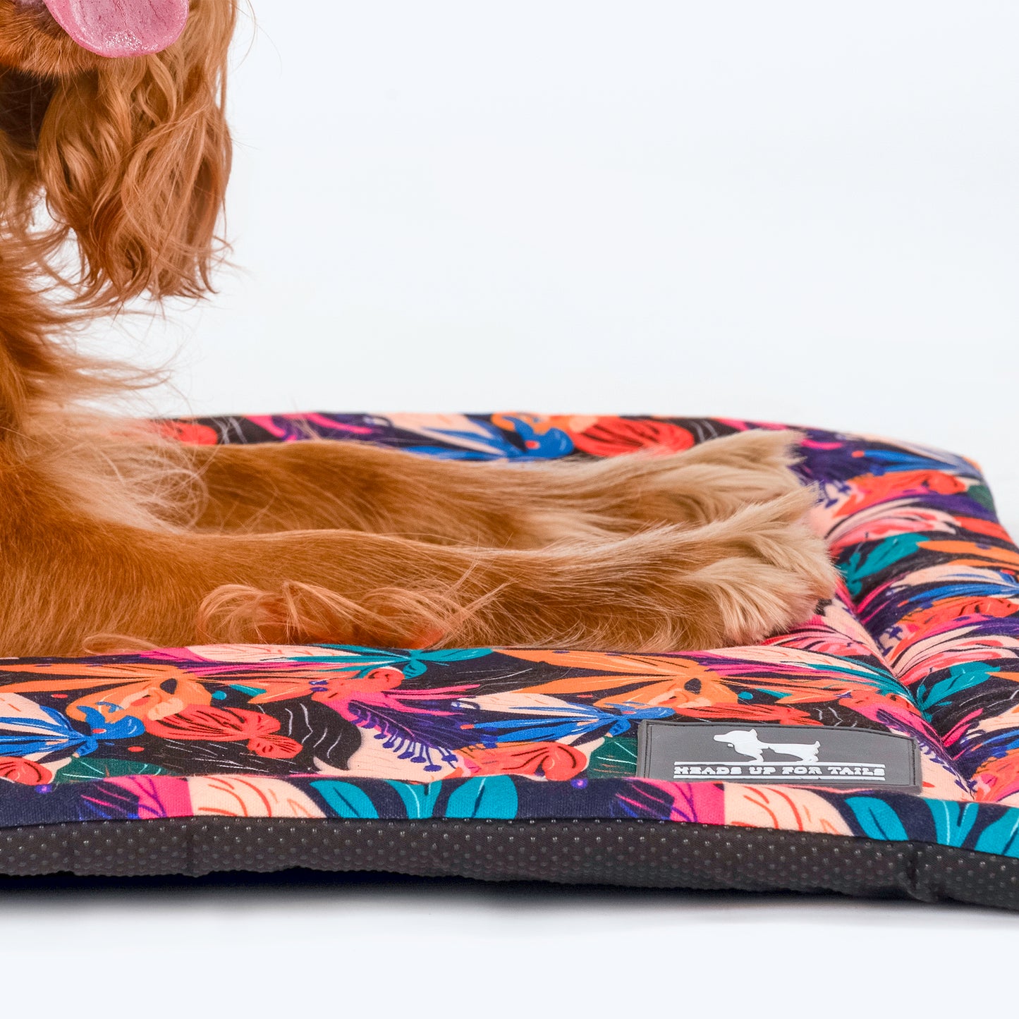 HUFT Leafy Elegance Mat For Dog & Cat - Multicolour - Heads Up For Tails