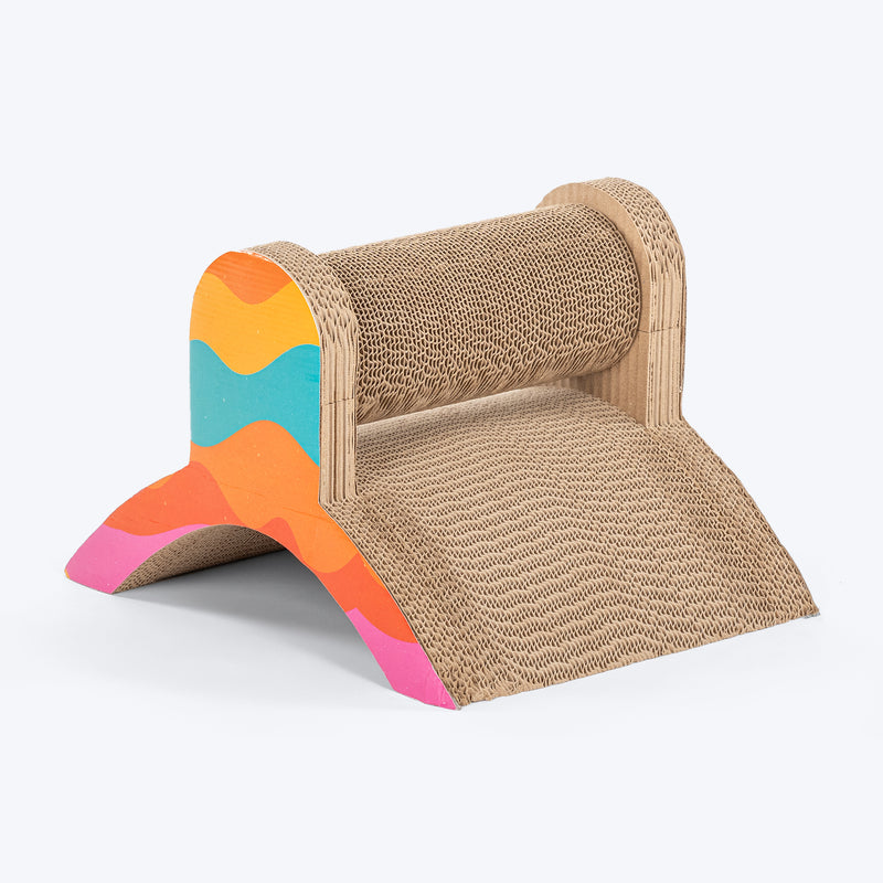 HUFT Scratch N’ Play Scratcher For Cat - Multicolor