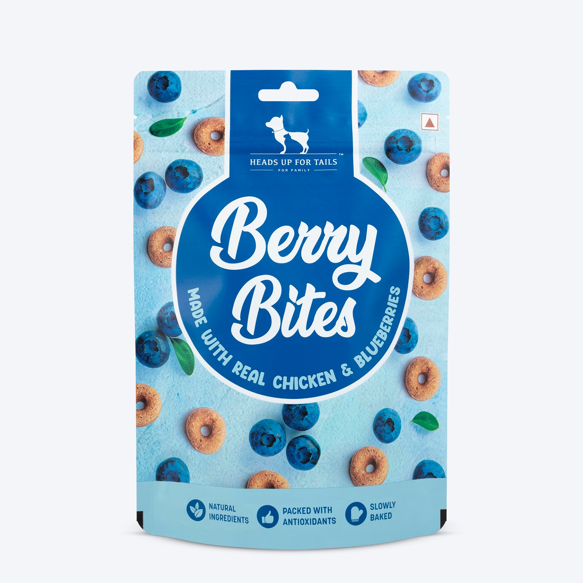 HUFT Berry Bites - Chicken & Blueberry Treats For Dogs - 140 gm - Heads Up For Tails