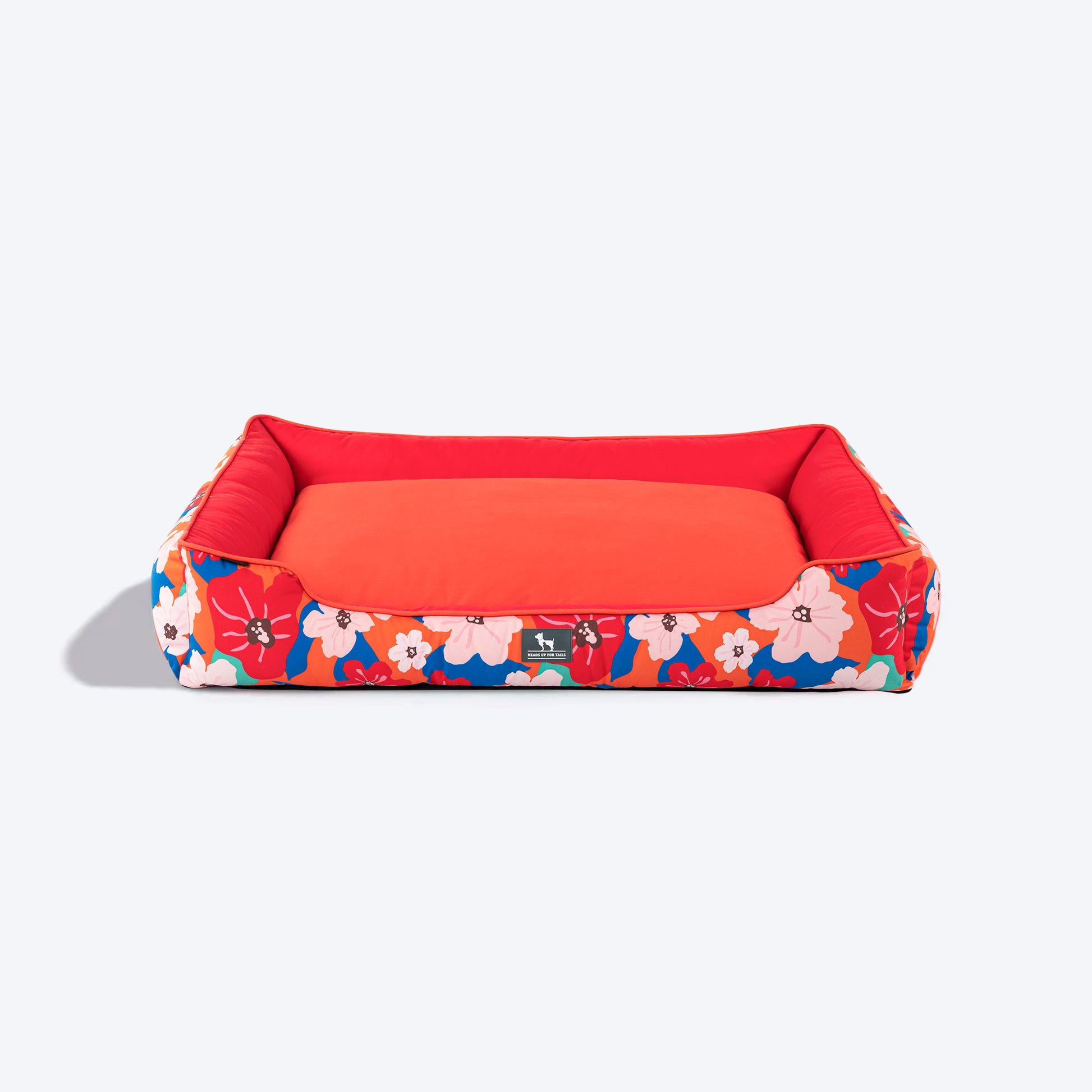 HUFT Petal Play Lounger Dog Bed - Orange - Heads Up For Tails