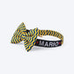 HUFT Personalised Stardust Fabric Collar For Dogs With Free Bow Tie - Heads Up For Tails