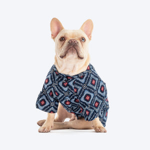 HUFT Rang Riwaz Kurta For Dog & Cat - Blue - Heads Up For Tails