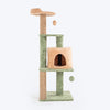 HUFT Dreamy Purrch Multipurpose Cat Tree - Green & Beige
