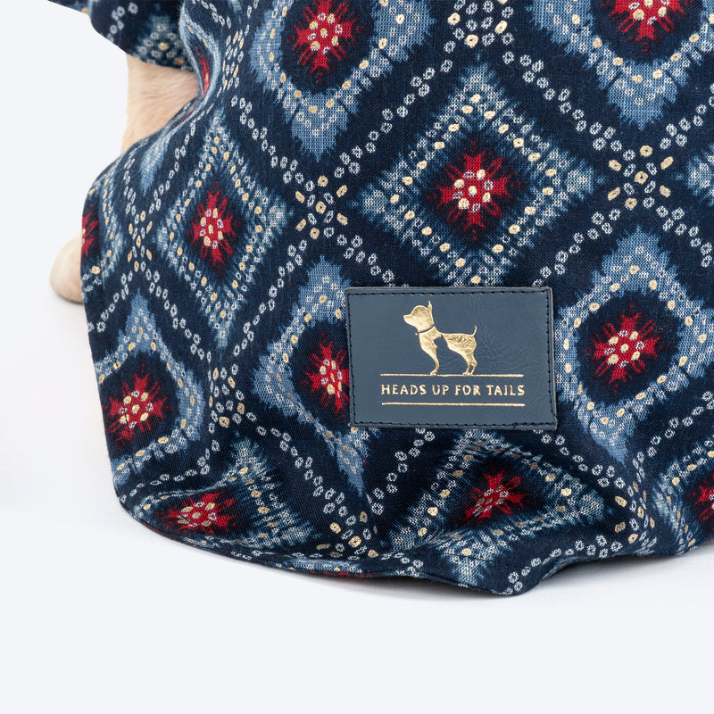 HUFT Rang Riwaz Kurta For Dog - Blue - Heads Up For Tails