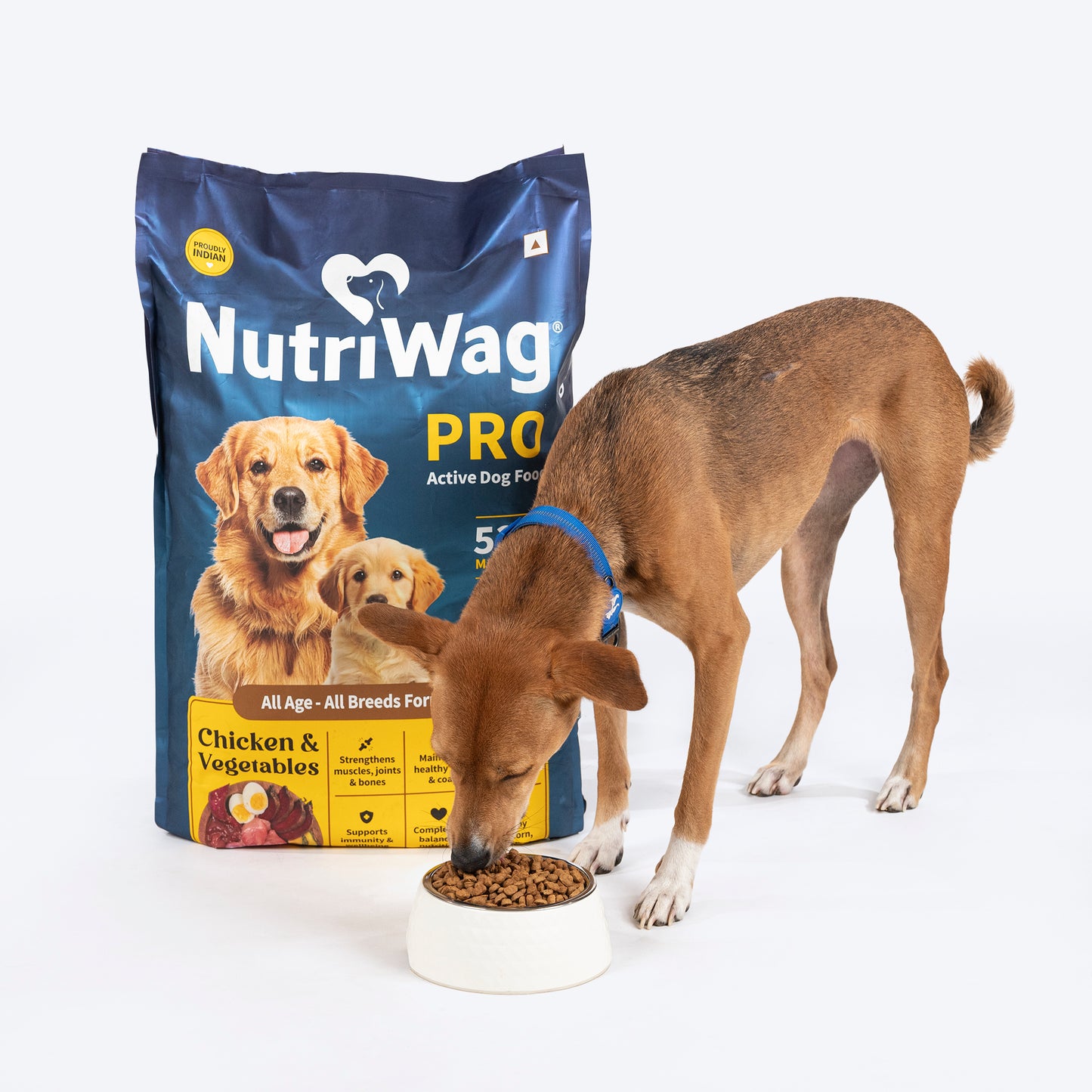 NutriWag Pro Active Chicken & Vegetable Dry Food For Dog - 20 kg