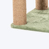 HUFT Dreamy Purrch Multipurpose Cat Tree - Green & Beige
