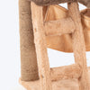HUFT Purrfect Playhouse Multipurpose Cat Tree - Brown & Beige