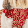 HUFT Customised Sona Sitara Brocade Lehenga Dress For Dog & Cat - Red - Heads Up For Tails