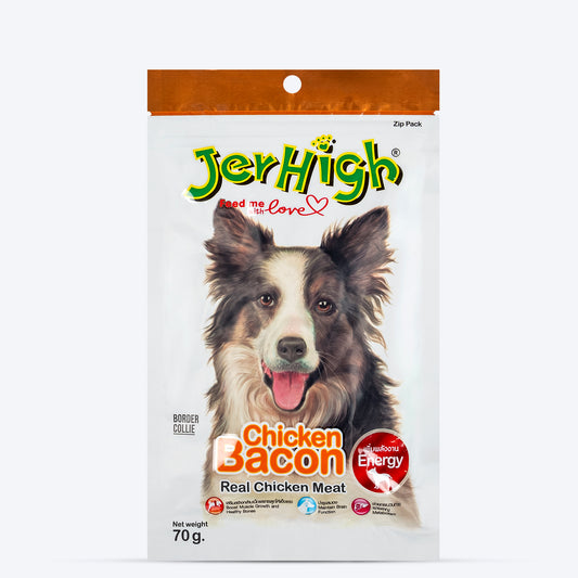 JerHigh Bacon Chicken Dog Treats - 70 g -01