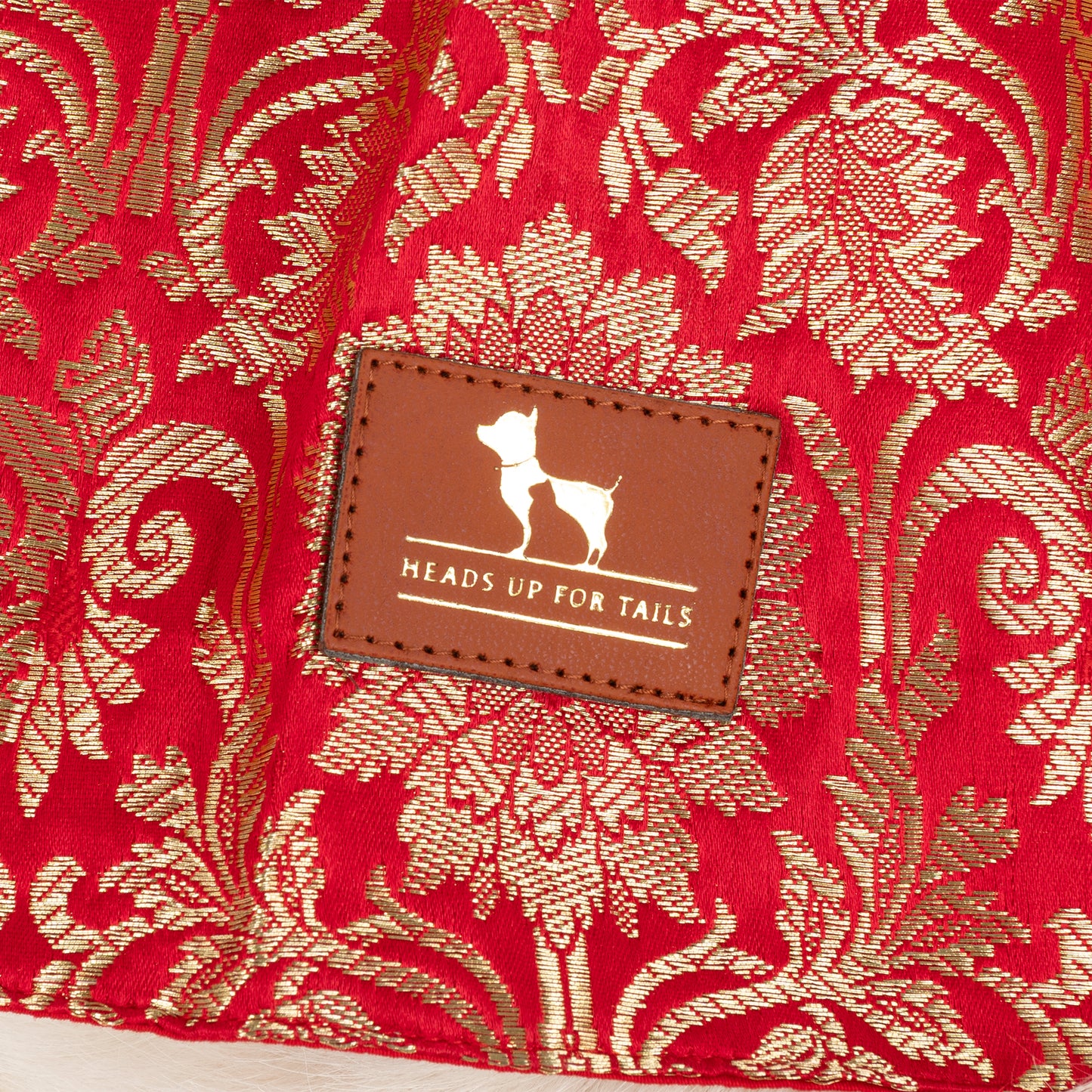 HUFT Customised Sona Sitara Brocade Lehenga Dress For Dog & Cat - Red