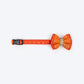 HUFT Desi Dazzle Bow Tie With Strap For Dog - Orange - Heads Up For Tails