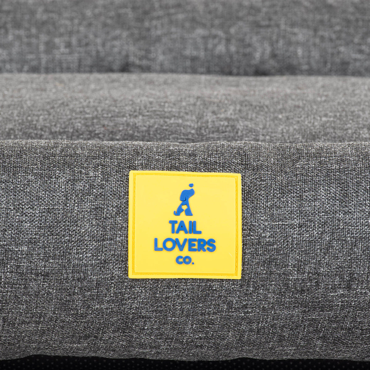 TLC Nesting Nook Bed For Dog - Charcoal Grey - Heads Up For Tails