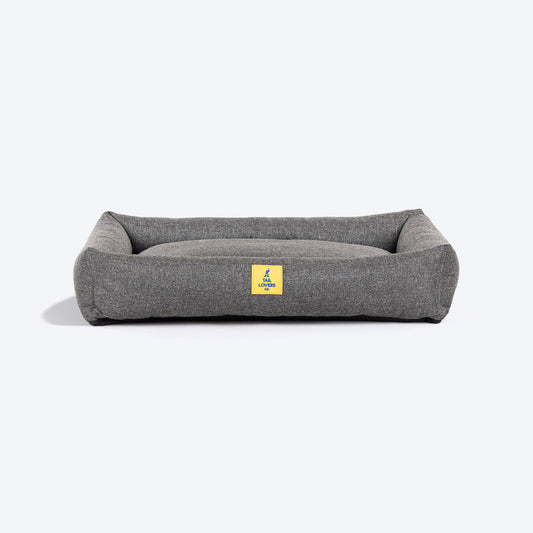 TLC Nesting Nook Bed For Dog - Charcoal Grey - Heads Up For Tails