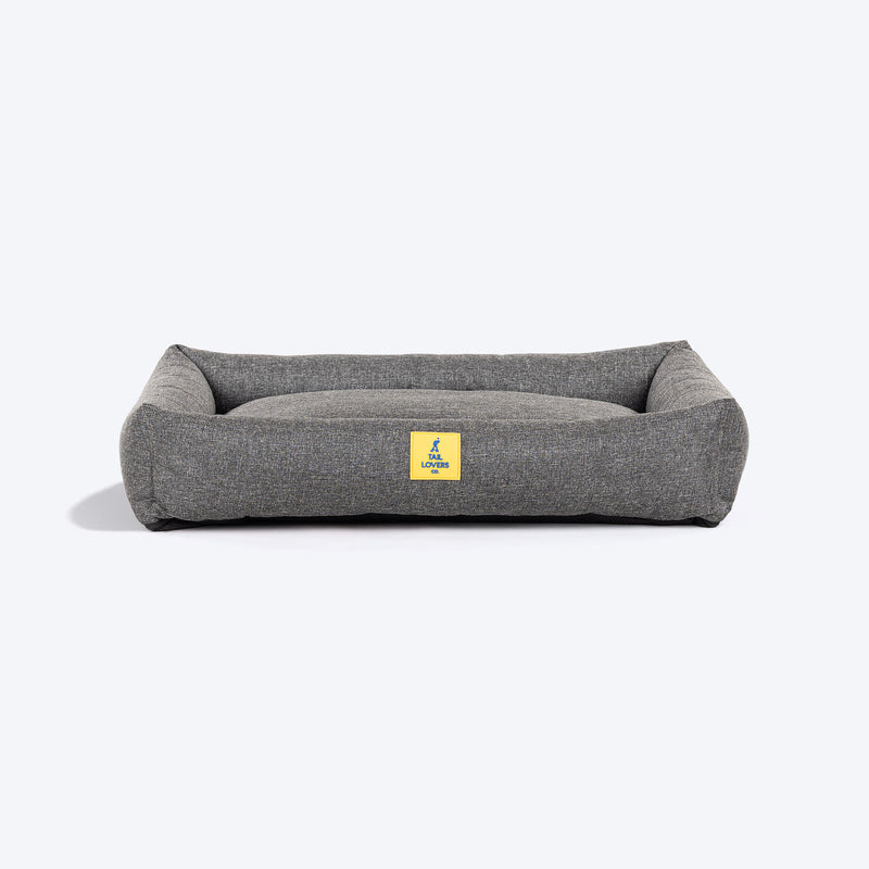 TLC Nesting Nook Bed For Dog - Charcoal Grey - Heads Up For Tails