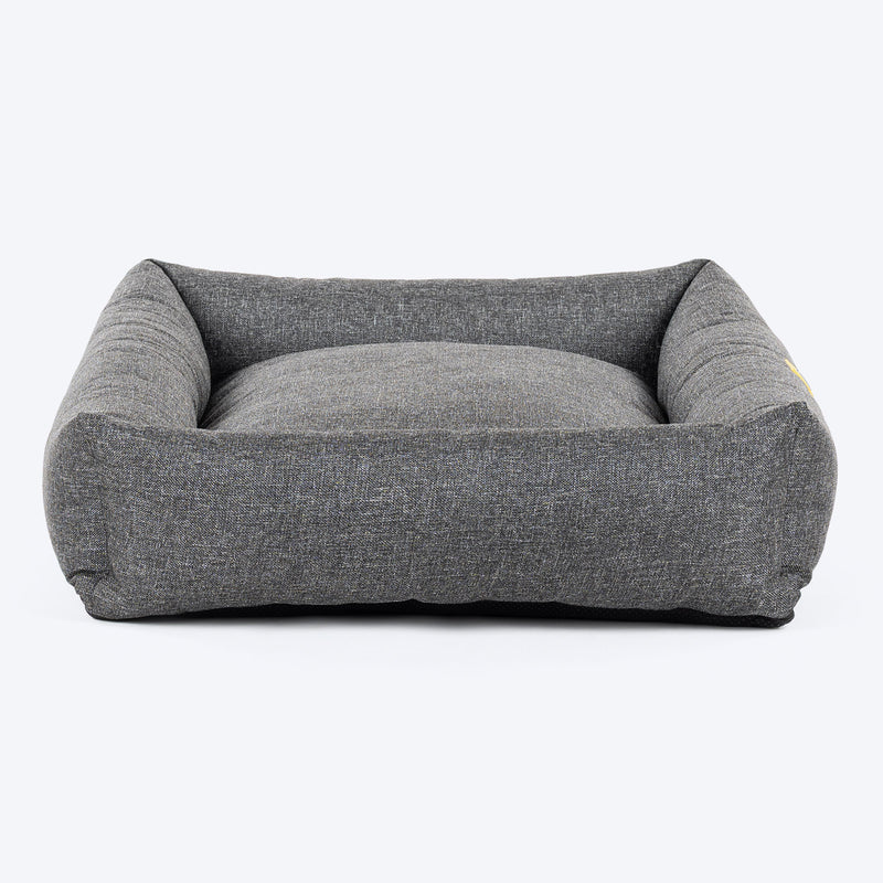 TLC Nesting Nook Bed For Dog - Charcoal Grey - Heads Up For Tails