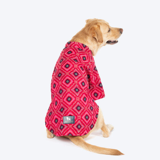HUFT Rang Riwaz Kurta For Dog - Pink