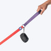 Dash Dog Dual Handle Leash For Dog - Red & Purple