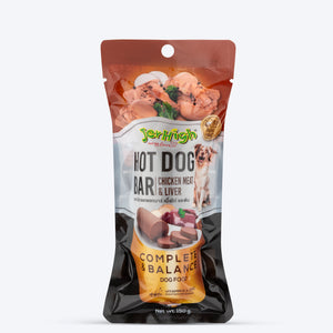 JerHigh Hotdog-Bar Dog Treat - Liver - 150 g_01