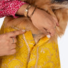 HUFT Festive Bliss Kurta For Dog - Yellow - Heads Up For Tails