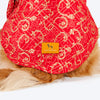 HUFT Festive Bliss Kurta For Dog - Red - Heads Up For Tails