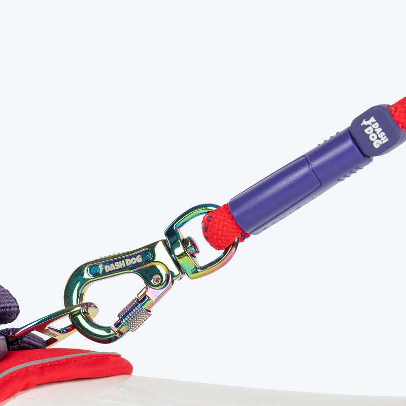 Dash Dog Chaser Rope Leash For Dog - Red