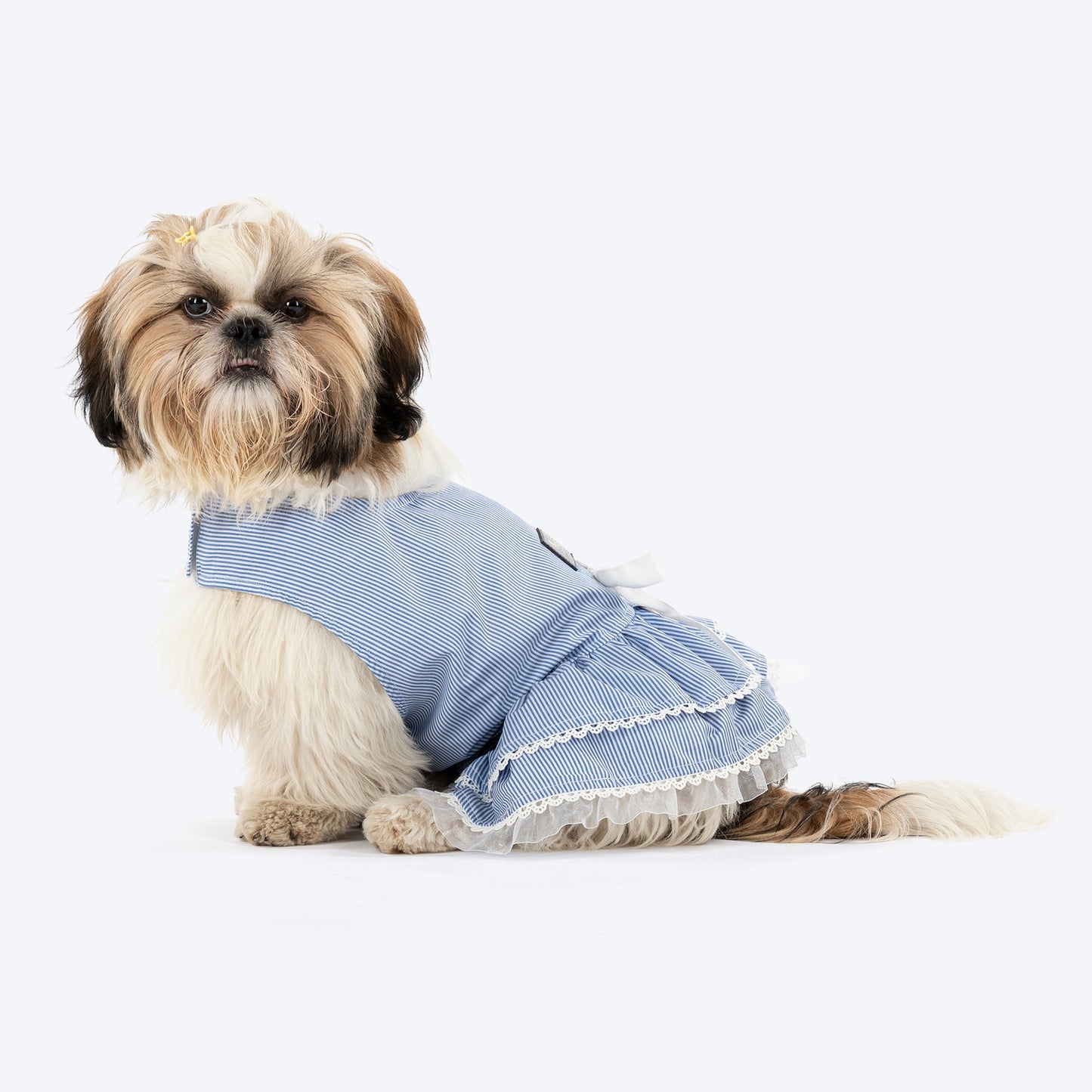 HUFT Tailor Stripe Dress For Dog - Blue