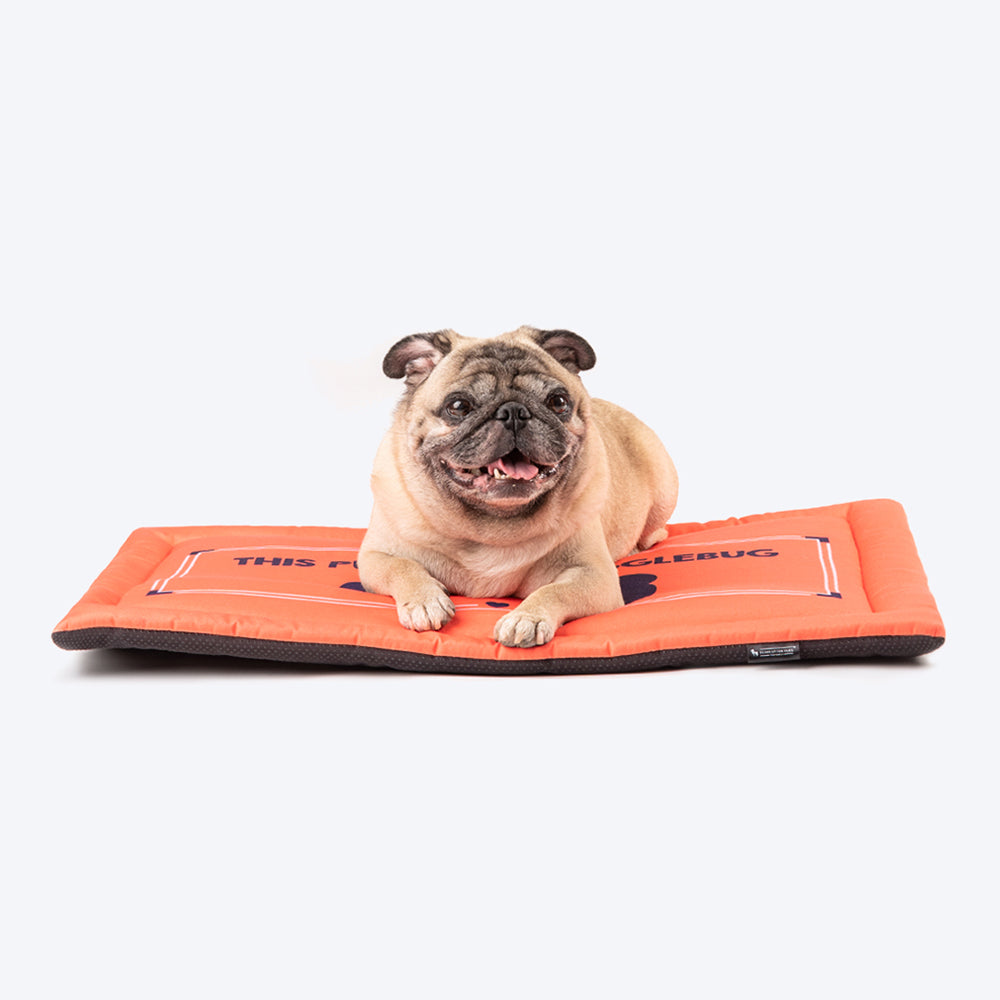 HUFT Personalised This Pug Is A Snuggle Bug Dog Mat - Heads Up For Tails