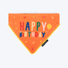 HUFT Happy Birthday Bandana For Dog - Orange