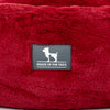 HUFT Snuggle Sphere Donut Bed For Dog & Cat - Red - Heads Up For Tails