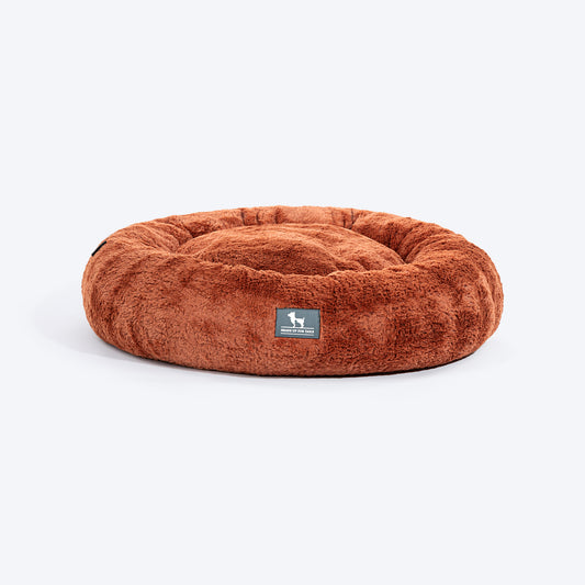 HUFT Jumbo Donut Bed For Dog - Dark Brown (Made to Order)_01