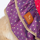HUFT Desi Glam Dress For Dog - Pink & Purple