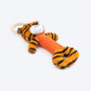 HUFT Iggy Tiggy Squeaky Tug plush Toy For Dog - Orange