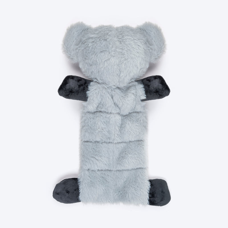 HUFT Kool Koala Squeaky Plush Toy For Dog - Grey - Heads Up For Tails