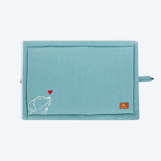 HUFT Sniff The Love Mat For Dog - Light Blue - Heads Up For Tails