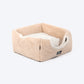 HUFT Furbulous Tent Bed For Cat - Beige & White