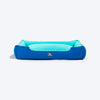 HUFT Classic Lounger Dog Bed - Blue & Turquoise - Heads Up For Tails