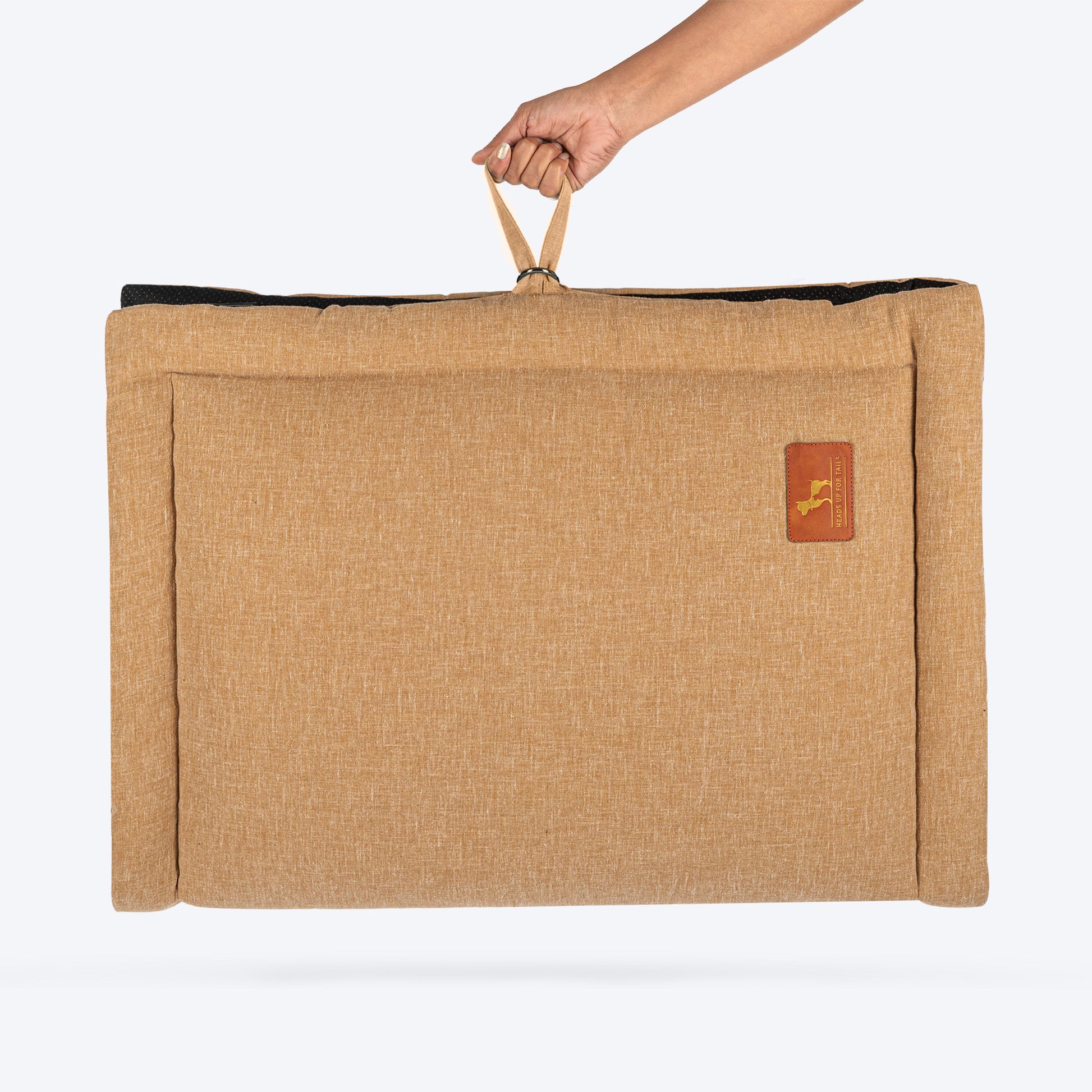 HUFT Flutter Of Love Mat For Dog - Light Brown - Heads Up For Tails