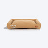 HUFT Flutter Of Love Lounger Bed For Dog - Light Brown - Heads Up For Tails