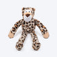 HUFT Leo Leopard Squeaky Plush Toy For Dog - Beige